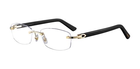 cartier rimless eyeglasses frames